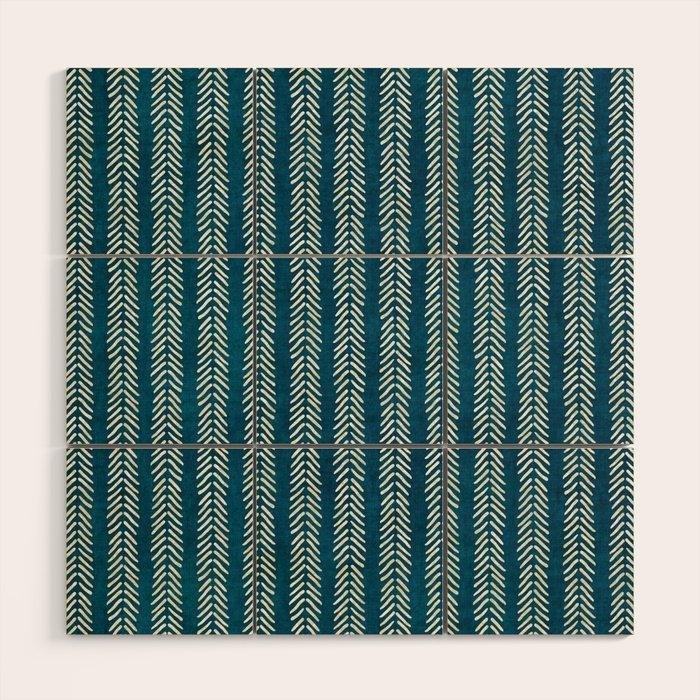 Small Teal Arrowheads Wood Wall Art Gallery Image 1