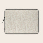 Paisley - Soft Pink Laptop Sleeve Gallery Image 1