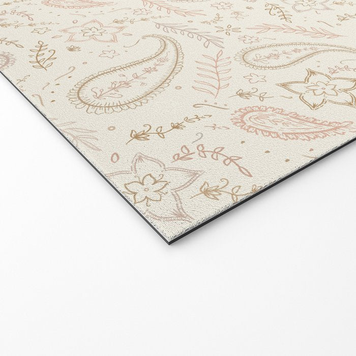Paisley - Soft Pink Welcome Mat Gallery Image 2