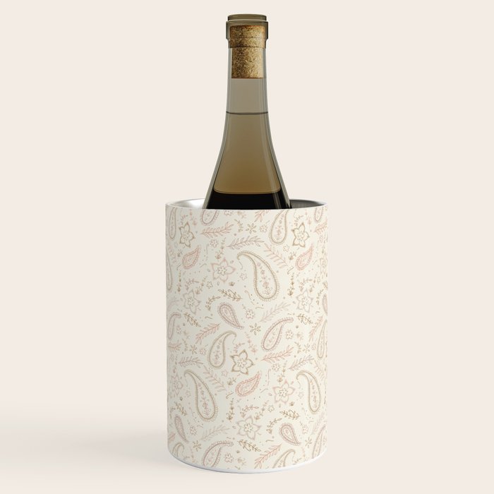 Paisley - Soft Pink Wine Chiller Gallery Image 1