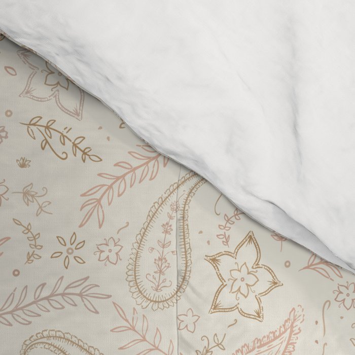Paisley - Soft Pink Comforter Gallery Image 4