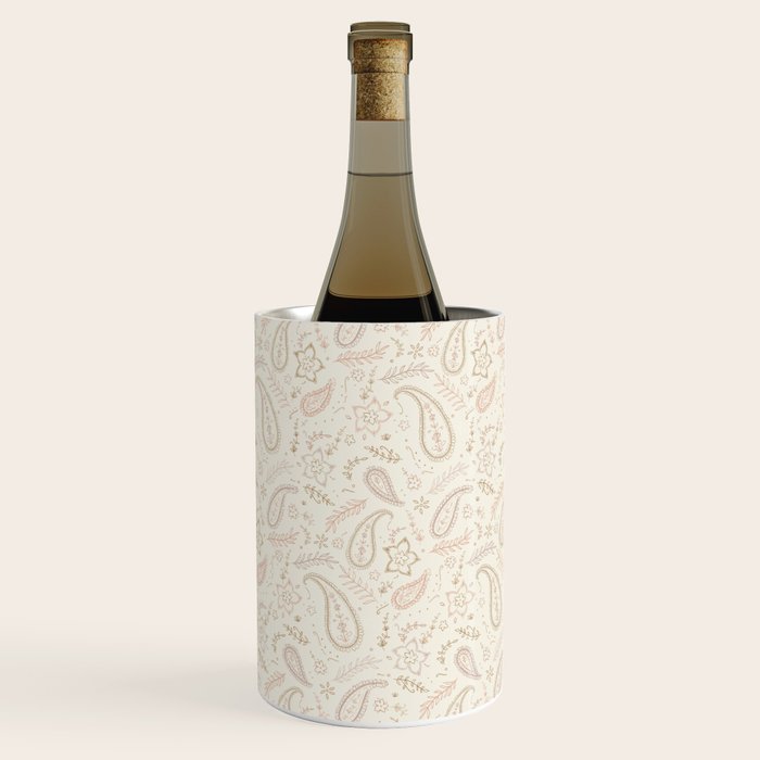 Paisley - Soft Pink Wine Chiller Gallery Image 2