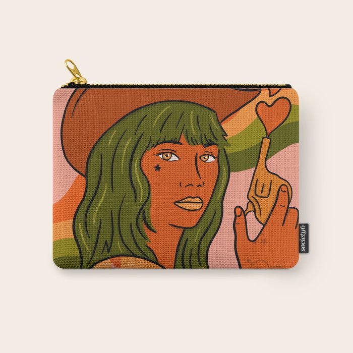 She's Trouble Carry All Pouch Gallery Image 1