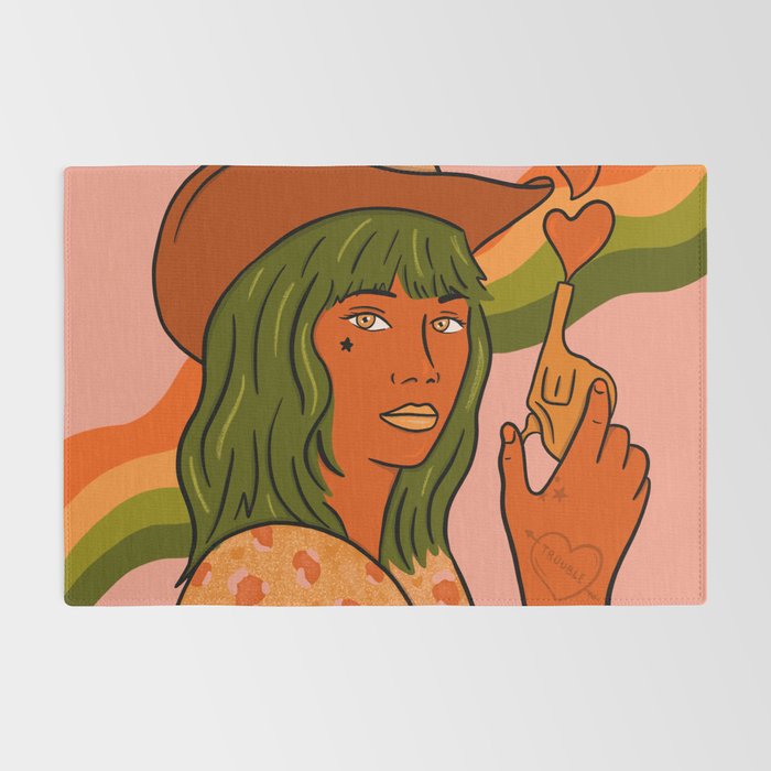 She's Trouble Rug Gallery Image 2