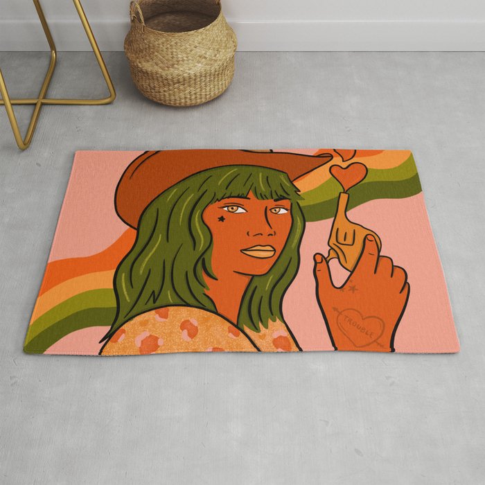 She's Trouble Rug Gallery Image 1
