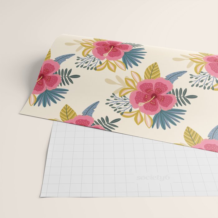 Tropical Floral Wrapping Paper Gallery Image 2