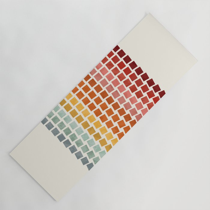 Squares rotation Yoga Mat Gallery Image 1