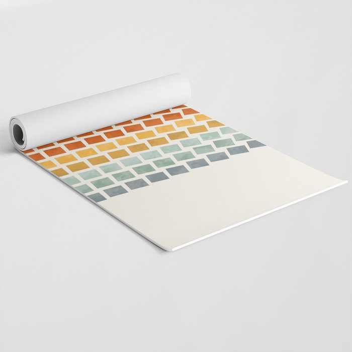 Squares rotation Yoga Mat Gallery Image 2
