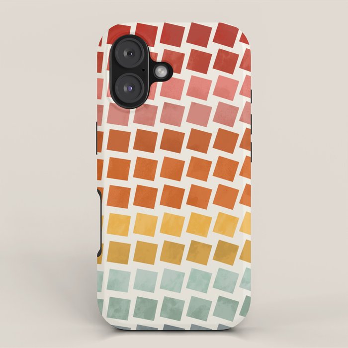 Squares rotation iPhone Case Gallery Image 1