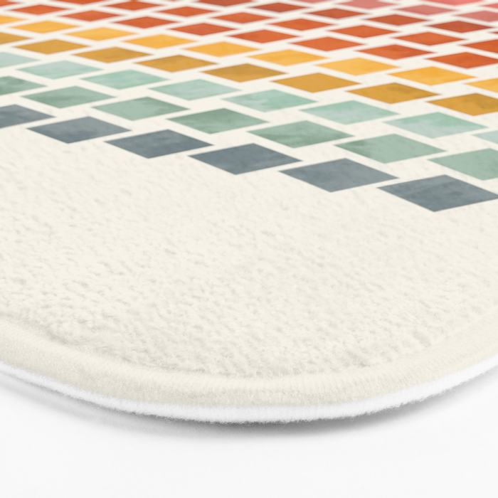 Squares rotation Bath Mat Gallery Image 3