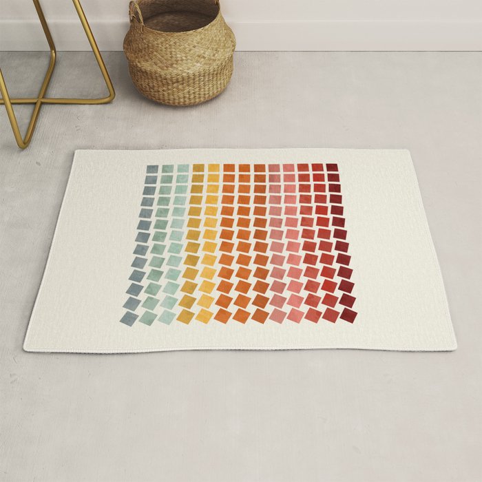 Squares rotation Rug Gallery Image 1