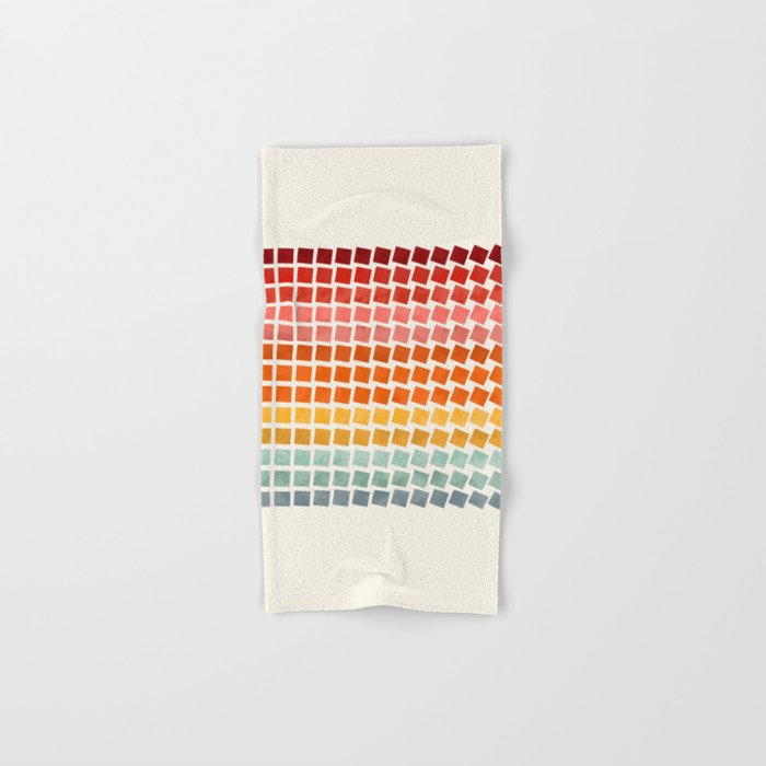 Squares rotation Bath Towel Gallery Image 1