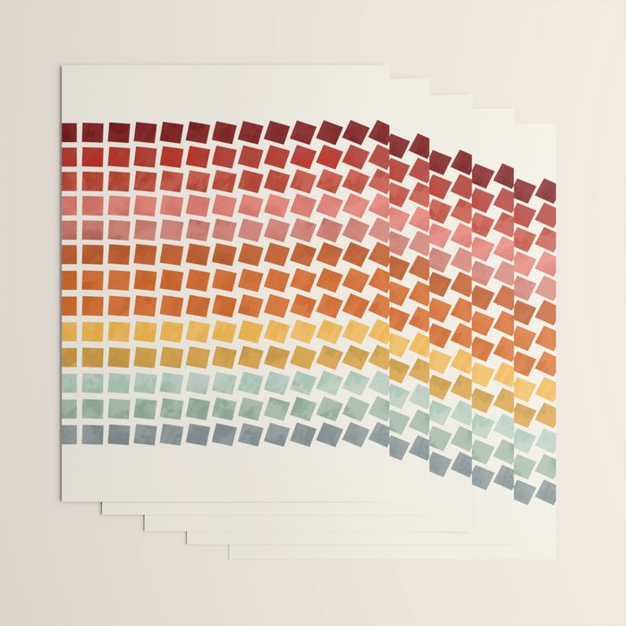 Squares rotation Wrapping Paper Gallery Image 3