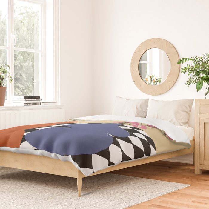 Two blooming pottery   Duvet Cover Gallery Image 2