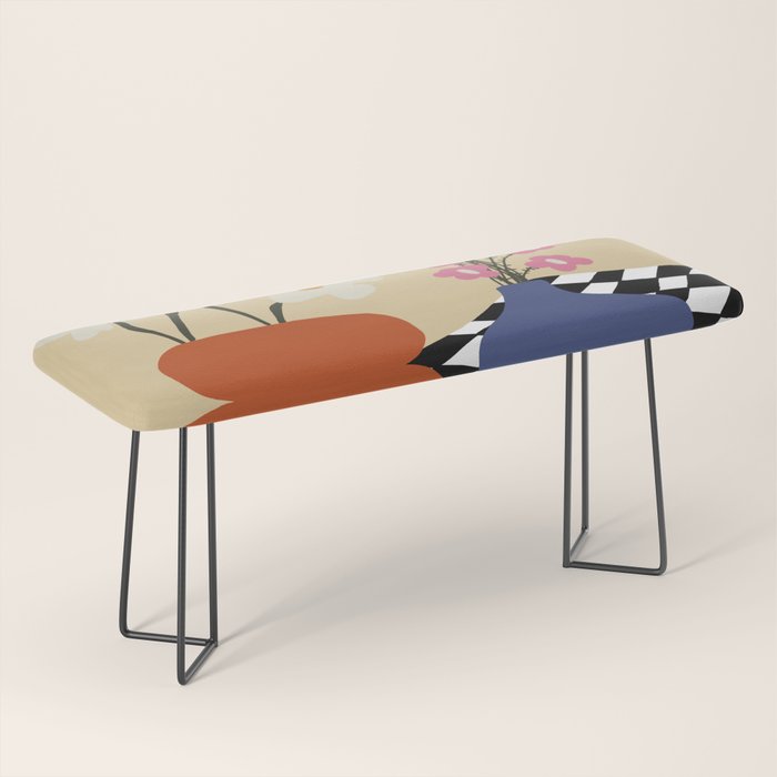 Two blooming pottery   Bench Gallery Image 1