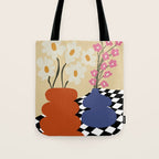 Two blooming pottery   Tote Bag Gallery Image 1