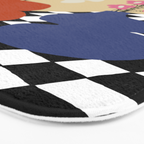 Two blooming pottery   Bath Mat Gallery Image 3
