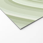 Wavy Stripes XXI - Pastel Natural Green Welcome Mat Gallery Image 2