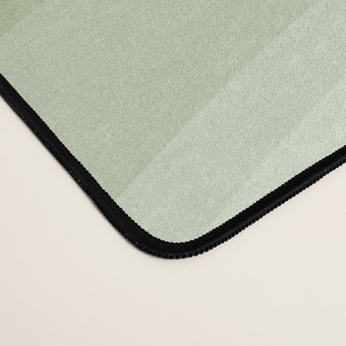 Wavy Stripes XXI - Pastel Natural Green Desk Mat Gallery Image 4