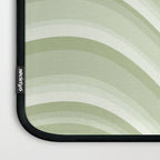 Wavy Stripes XXI - Pastel Natural Green Laptop Sleeve Gallery Image 3