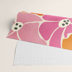 Blooming Retro Florals Wrapping Paper Gallery Image 2