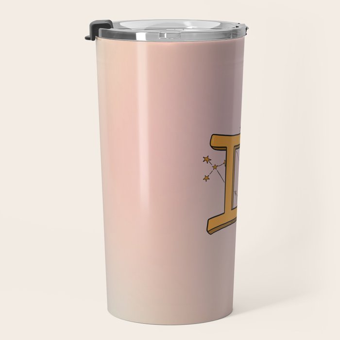 Gemini Symbol Travel Mug Gallery Image 3