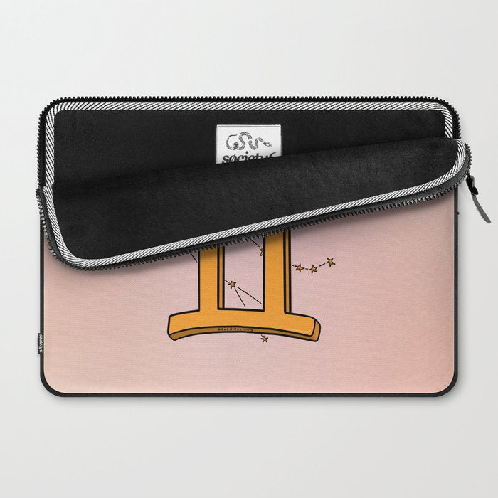 Gemini Symbol Laptop Sleeve Gallery Image 2