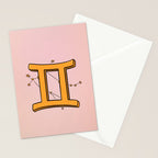 Gemini Symbol Stationery Card Gallery Image 2