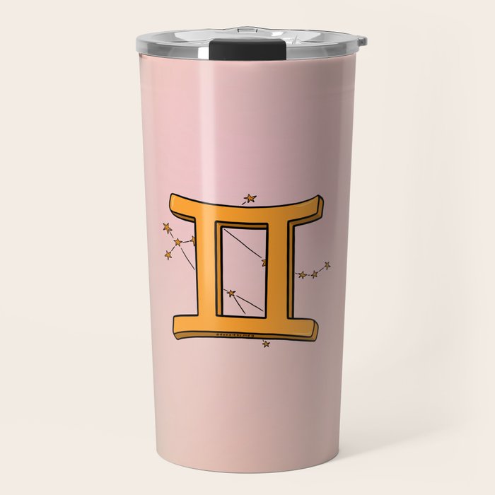 Gemini Symbol Travel Mug Gallery Image 1