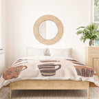 Watercolor Tea Cups Duvet Cover Gallery Image 3