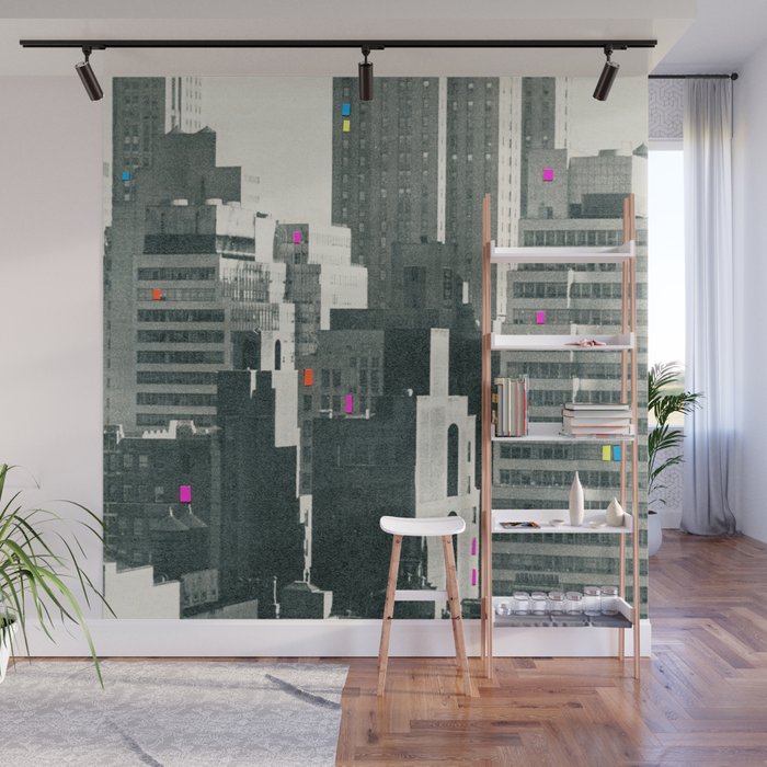 Discos in New York Wall Mural Gallery Image 1