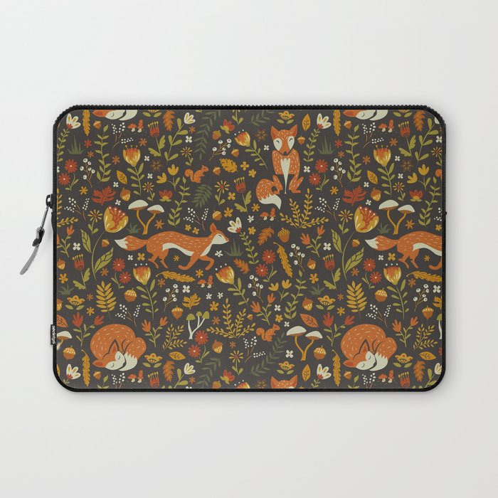 Fox in an Autumn Garden Laptop Sleeve Gallery Image 1