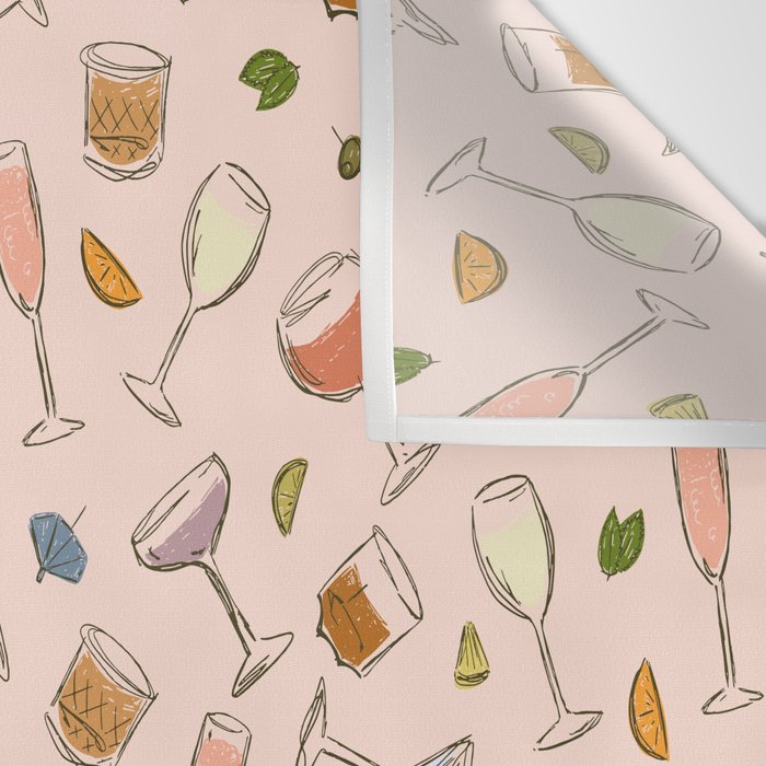 Cocktail O Clock Wall Tapestry Gallery Image 3