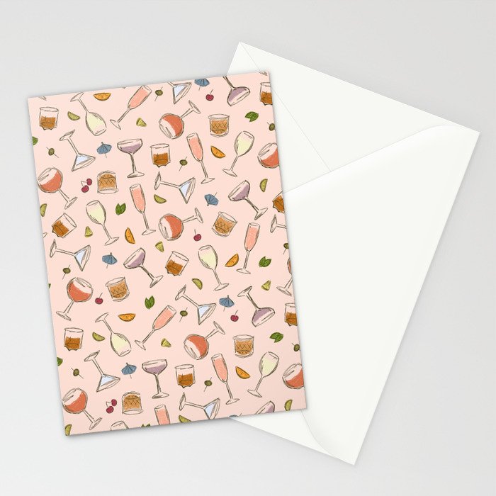 Cocktail O Clock Stationery Card Gallery Image 2