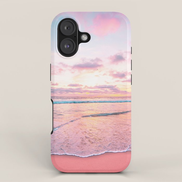 Pastel Sunset - California Beach Life iPhone Case Gallery Image 1