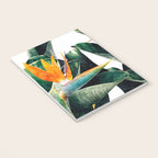 Paradise Bird, Nature Botanical Plant Floral, Tropical Garden Watercolor Painting Notebook Gallery Image 3