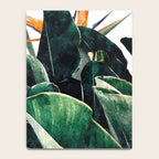 Paradise Bird, Nature Botanical Plant Floral, Tropical Garden Watercolor Painting Notebook Gallery Image 4