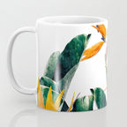 Paradise Bird, Nature Botanical Plant Floral, Tropical Garden Watercolor Painting Coffee Mug Gallery Image 3