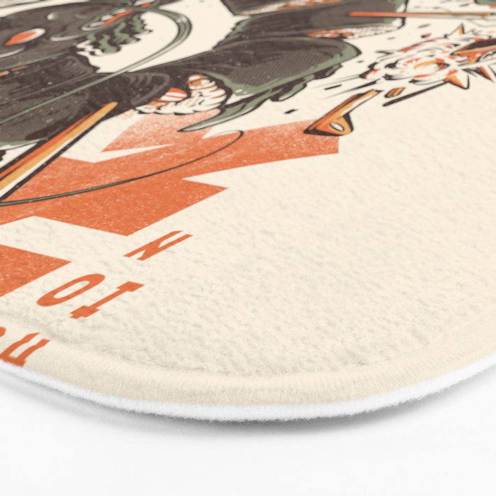 Great Sushi Dragon Bath Mat Gallery Image 3