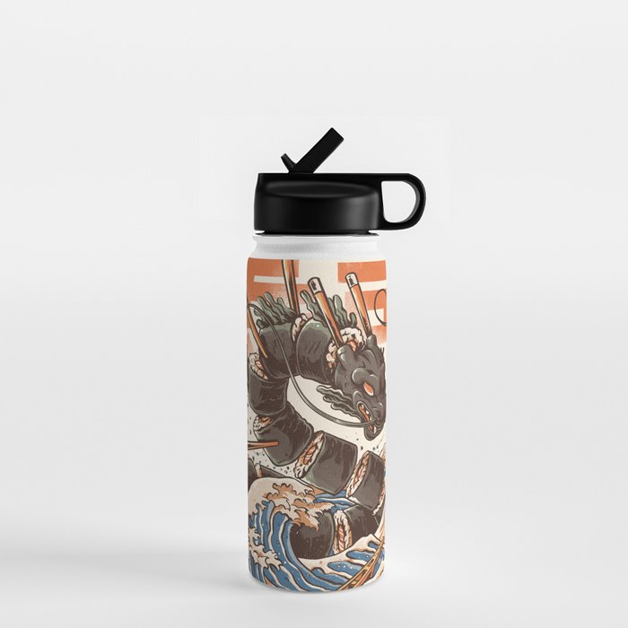 Great Sushi Dragon Water Bottle Gallery Image 1
