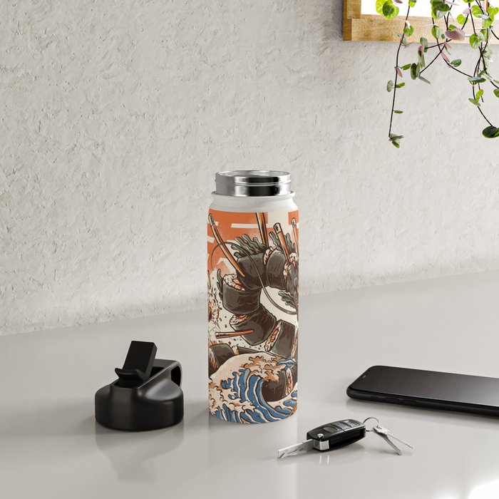 Great Sushi Dragon Water Bottle Gallery Image 4