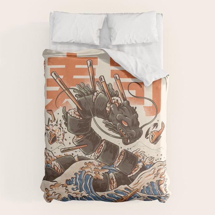 Great Sushi Dragon Duvet Cover Gallery Image 6