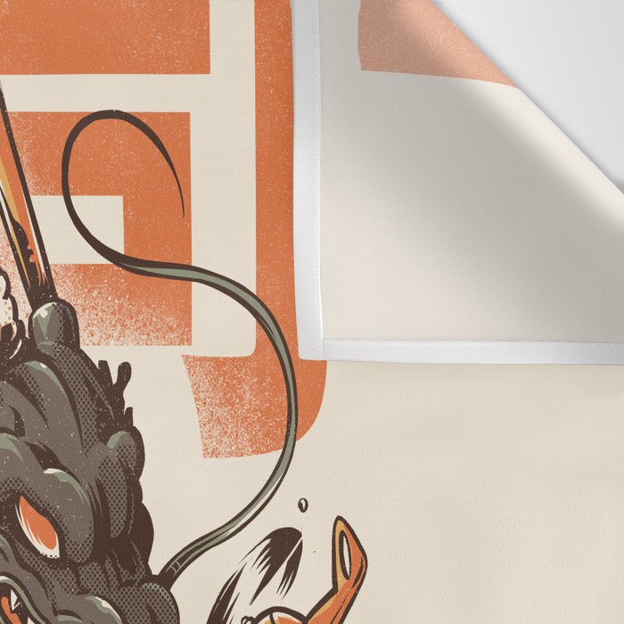 Great Sushi Dragon Wall Tapestry Gallery Image 3