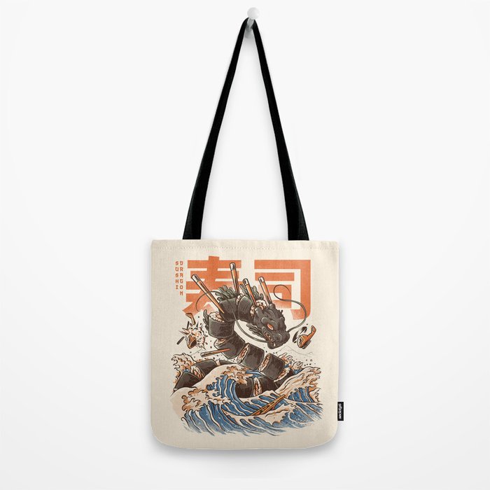 Great Sushi Dragon Tote Bag Gallery Image 2