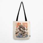 Great Sushi Dragon Tote Bag Gallery Image 2