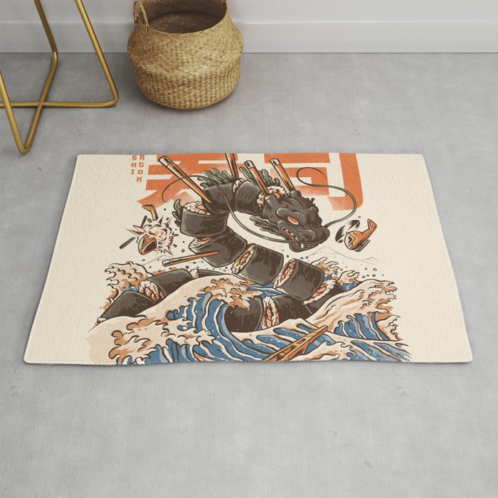 Great Sushi Dragon Rug Gallery Image 1