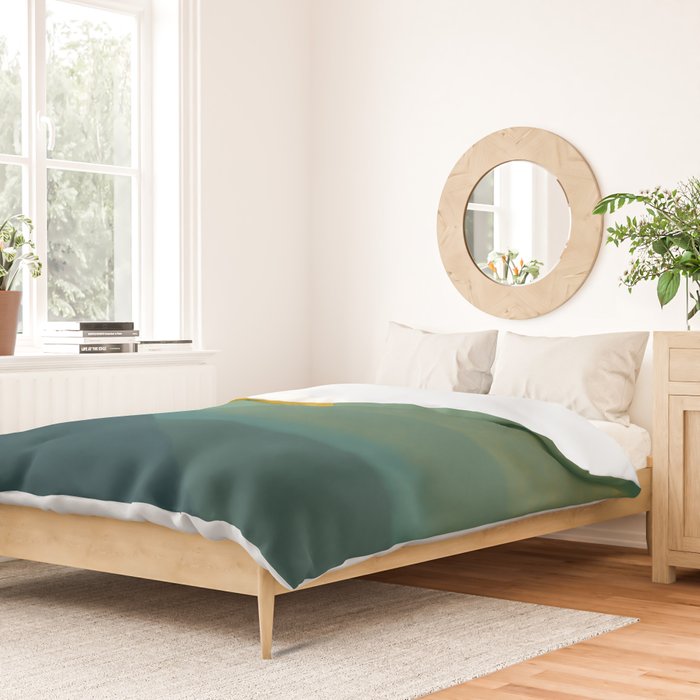 The Hills Felt Green That Evening Duvet Cover Gallery Image 2