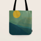 The Hills Felt Green That Evening Tote Bag Gallery Image 1