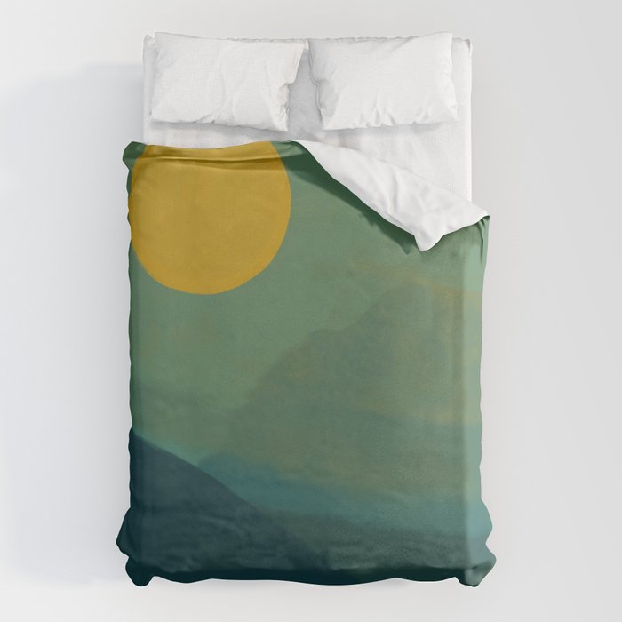 The Hills Felt Green That Evening Duvet Cover Gallery Image 6