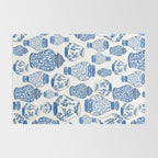 Chinoiserie Blue and White Jars Rug Gallery Image 2